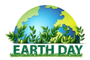 Earth day green background